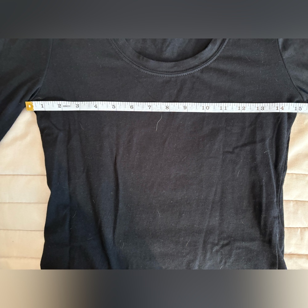 Active Basic Long Sleeve Tees - Black and Teal - Picture 14 of 15